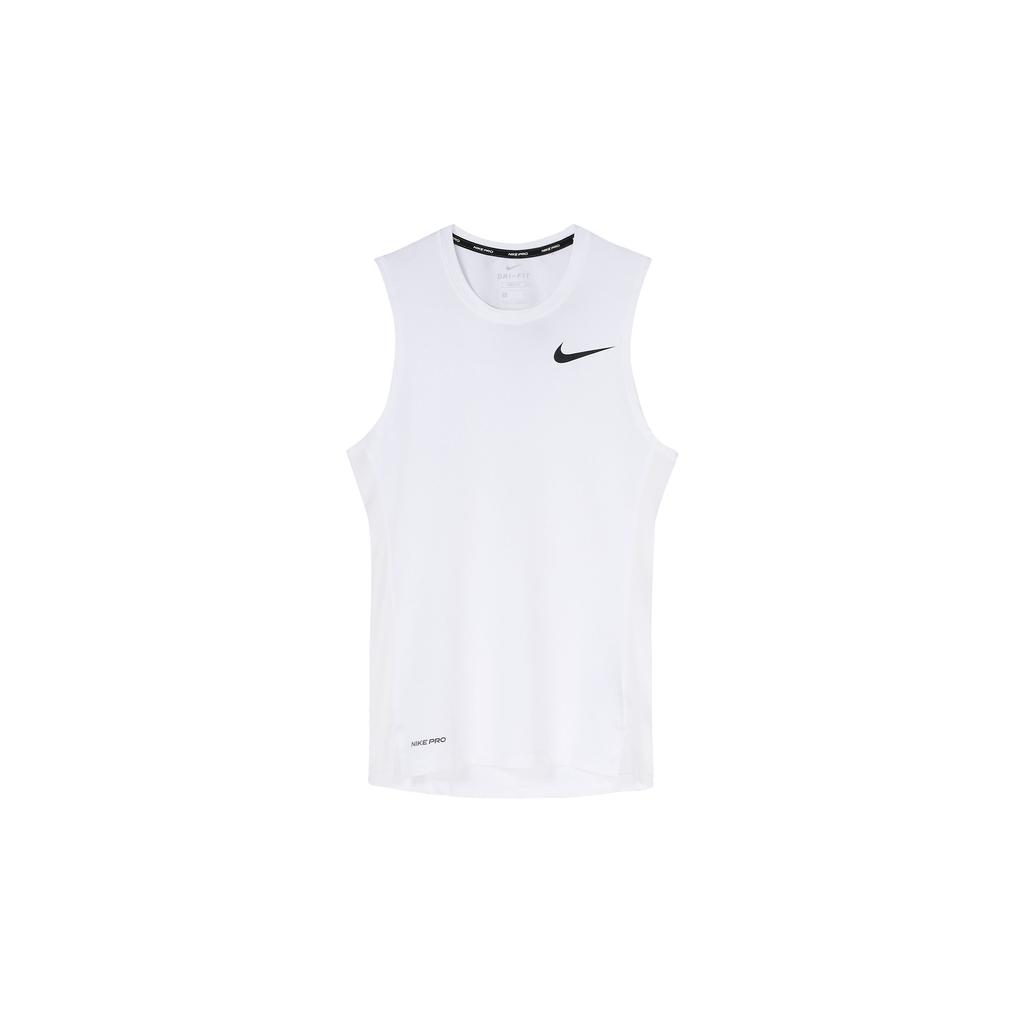 Nike Tank Tops Men's White Crew Neck Moderate Straight Fit BV5601-100