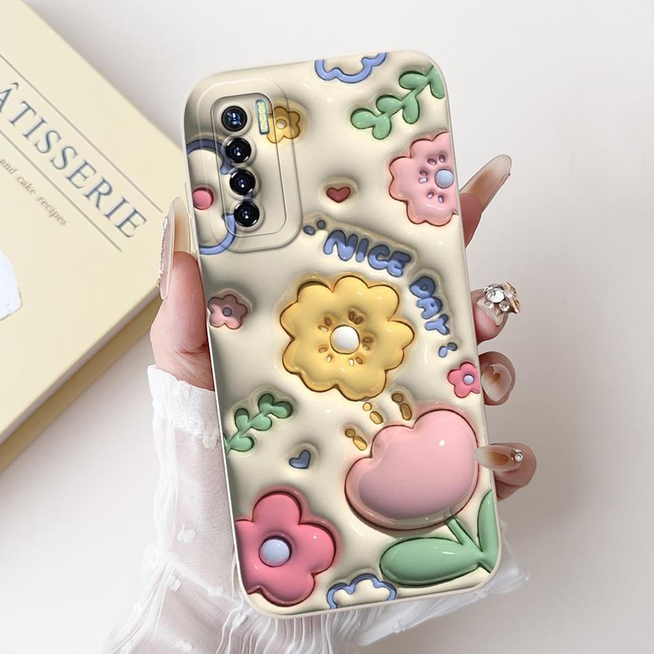 For Tecno Camon 17 Pro 17P 17 Phone Case Camon17 Camon17P 17Pro CG6 CG7 CG8 Cute New Design Soft Silicone Plain Shockproof Cases