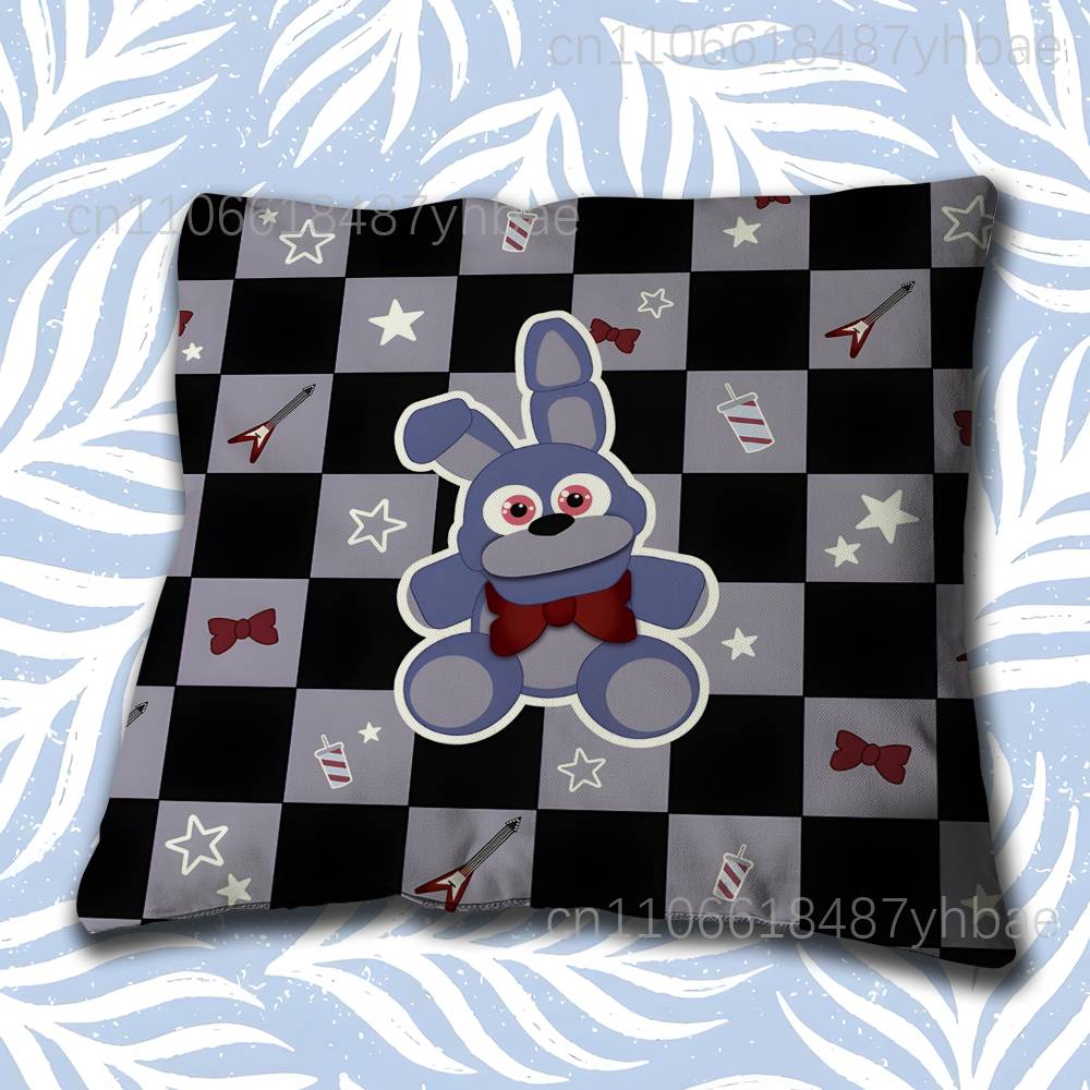 Fnaf Five-Nights-At-Freddys Kissenbezug Kurzer Plüsch Sofa Dekoratives Geschenk Zuhause Zweiseitiger Druck Kissen