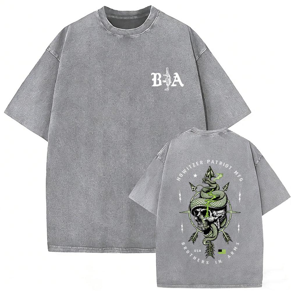 Washed Vintage Forward Observations Group Be Seeing You Print Tshirt Skeleton Graphic Tshirts Men Fashion Oversized T Shirts