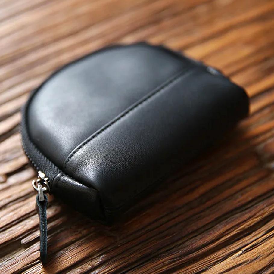 Кошелек для монет из натуральной кожи для мужчин и женщин — фото 2