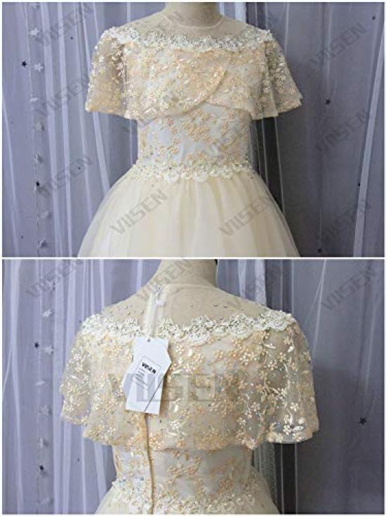 Dzieci Dzieci Recital Pianistyczny Koncert Dziewczęcy Młody [VIISEN] Sukienka, Sukienka, Sukienka, Sukienka, Formalna, Ślubna, Urodzinowa, Druhna, Imprezowa, Elegancka, Haftowana,