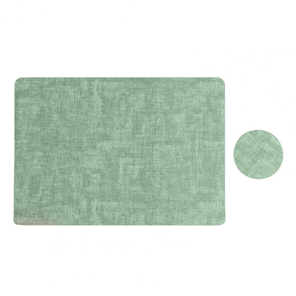 

Faux Leather Placemats Easy to Clean Placemats Waterproof Faux Leather Dual Side Placemat Set Heat for Dining for Protection 40 x 140cm