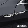 Car Door Fender Side Blade Badge Car Body Anti Scratch Metal Sticker for Audi S4 S5 S6