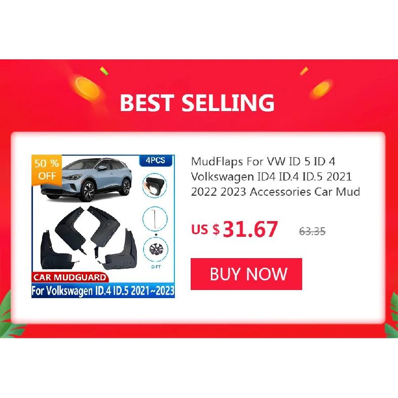 Car Trunk Mats for Volkswagen ID 4 Accessories 2021 2022 2023 VW ID4 Waterproof Protect Trunk Liner Anti-Slip Cargo Pad 3D EVA