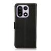 KHAZNEH Etui do telefonu OnePlus 15 5G Prawdziwa skóra bydlęca Pokrowiec Blokowanie RFID