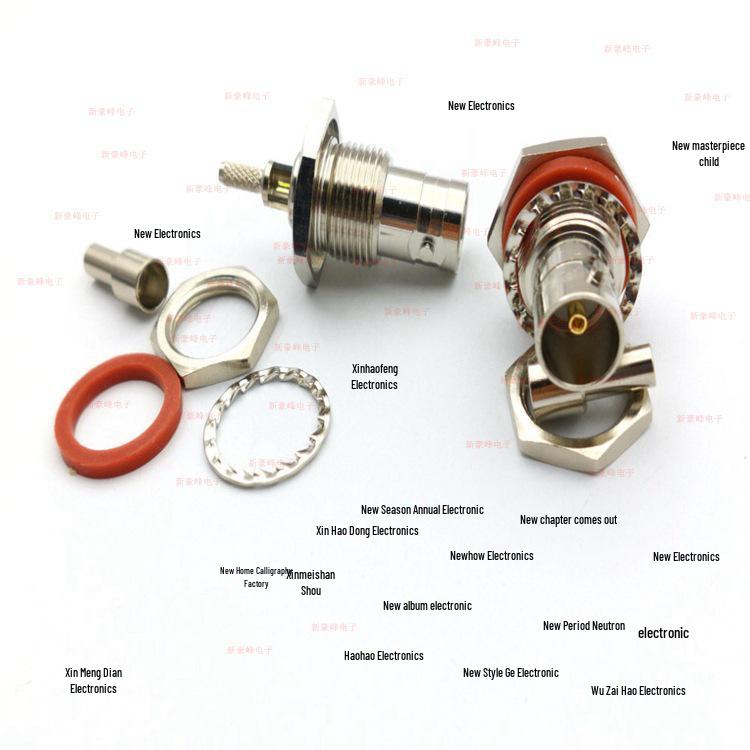 75 Ohm BNC-KY Waterproof Hex Wall-Through Female Connector for RF Cables (RG316/174/178/179)