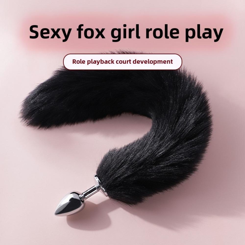 Mini Dopuri Anale Coadă de Vulpe Dopuri Anale Dilatare Anală Dispozitive de Tortură SM Condiționare Erotică Pedeapsă Dopuri Anale Produse pentru Adulți