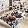 1PC cow butterfly Extra Large Non Slip Floor carpet, Office, family, bedroom Large Area Rug Indoor Rugs, Vibrant Colors