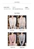 100% Pure Wool V-Neck Jacquard Cashmere Cardigan for Women - Early Spring Collection