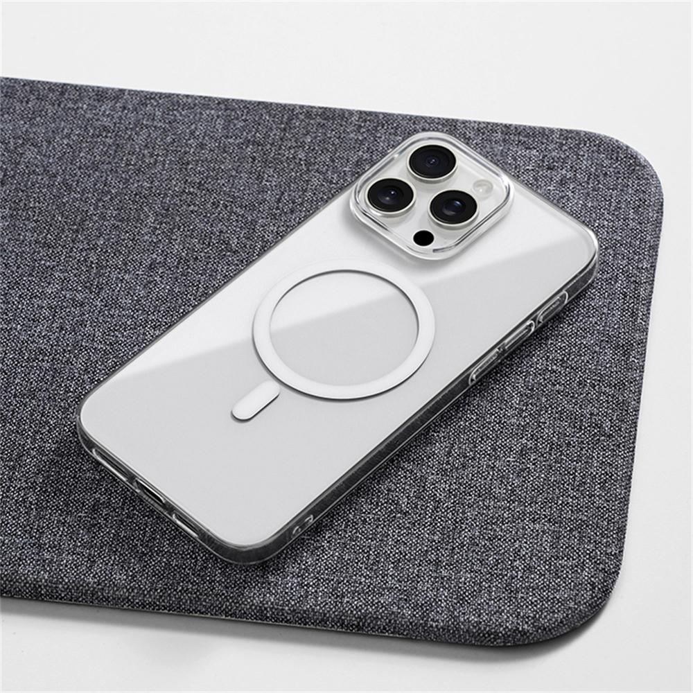Ultra Thin Hard PC HD Transparent Magnetic Case For iPhone 17 Pro Max Air 16 15 14 13 12 For Magsafe Wireless Charge Clear Cover