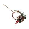 Christmas Hanging Decorative Wreath Handmade Unique Pine Cone Wall Decoration for Birthday Holiday