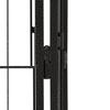 Vidaxl Kojec Dla Psa, 12 Panele, Czarny, 100X50 Cm, Stal