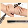 4-Tip Waterproof Microblading Eyebrow Pen, Natural Hair-Like Strokes, Smudge-Proof Long-Lasting Brow Makeup