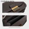 CHARLES & KEITH Retro Flap Shoulder Bag