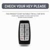 Ny mote TPU bilfjernkontrollnøkkeldeksel for Hyundai Genesis G80 GV70 GV80 2019 2020 8-knapps beskyttelse Nøkkelløs Fob-tilbehør