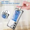 For Samsung Galaxy S23+ Case Reinforced Corners TPU + Acrylic Phone Cover with Kickstand Card Holder