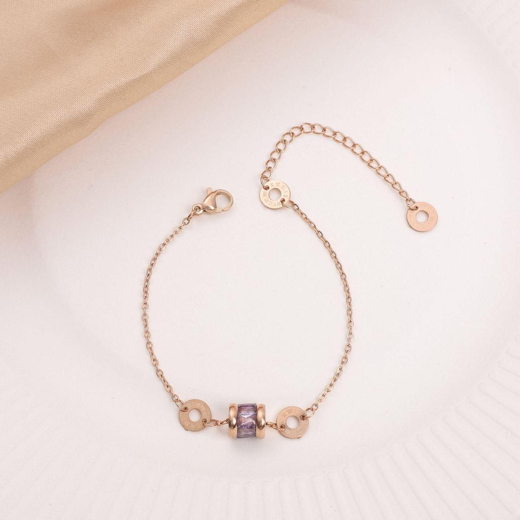 Elegantes Damenarmband aus Titanstahl - Stilvolles High-End-Design, Leichter Luxus, Vielseitiges Modeaccessoire