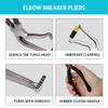 Car Bolt Cutters Electrical Connector Fuel Pipe Electrical Disconnect Removal Pliers 65 Degree Multipurpose Repair Tool