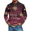 Men's Casual Style Solid Color Loose  Shirt Long-sleeved Top