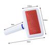 Pet Grooming Brush Multipurpose Stainless Steel Needle Detangling Removes Knots Dog Slicker Brush