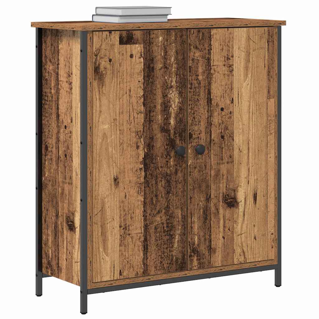Sideboard Made of Reclaimed Wood 70 X 30 X 80 Cm Engineered Wood
