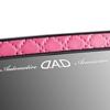 DAD GARSON Mirror Type Quilted Pink Rearview Room Rearview Expanded Car Universal Car Interior Easy Installation D.A.D [HA626-01-01] Mirror, Mirror,