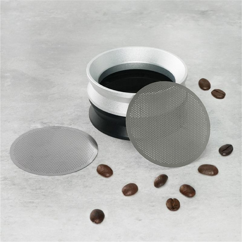 Magnetic Dosing Funnel Tool Coffee Dosing Rings Coffee Filter Espresso Accessory Coffee Dosing Funnel for Portafilter