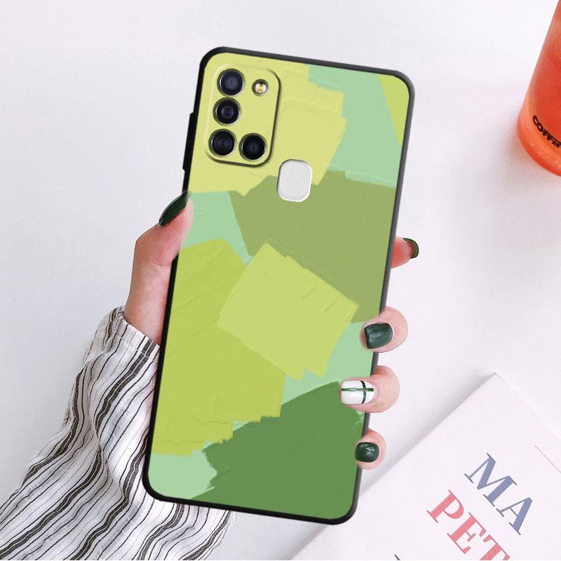 Husă din Tpu pentru telefon pentru Samsung Galaxy A40 A20e A03 Core A04 A10s A10 A03s A04s A70 A50 A02s A02 A01 Husă de pictură în ulei