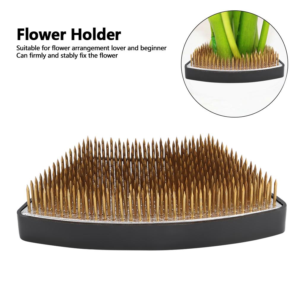 Arc shaped Flower Kenzan Holder Flower Arrangement Needle Pin Arranging Tool Accessories(L )