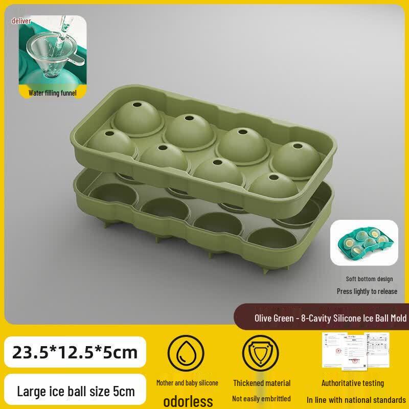 Qiwei Large Resin Spherical Ice Mold