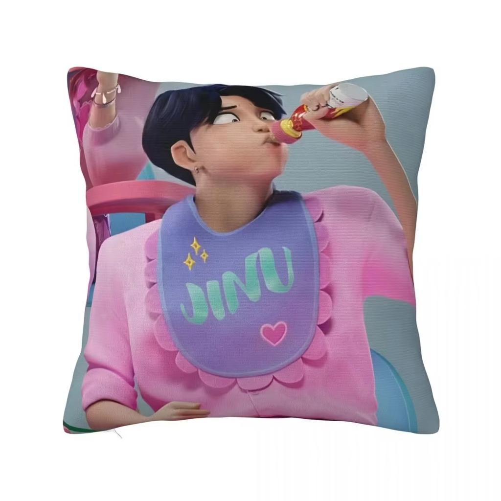 Federa Cuscino Cool Huntrix Design Kpop Anime Demon Hunter Decorazione Unica Per Stanza dei Giochi Camera da Letto Divano