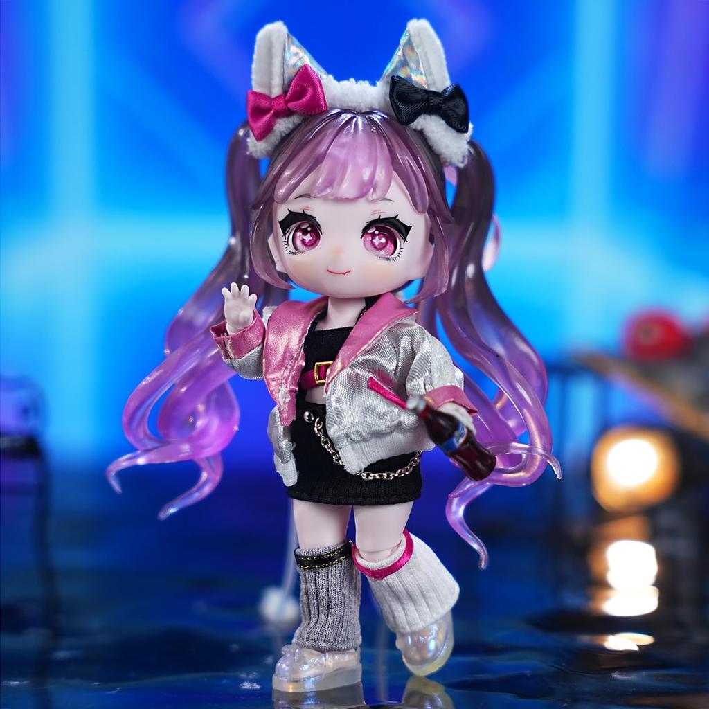 ICY Fortune Days 13cm BJD Doll - Anime Style Doll Set, Perfect for Gifts, Decoration, DIY Exercise, and Collections, Girl's Doll 8+