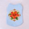 Cat Aummer Vest  Hibiscus Pattern Comfortable Material Cats & Dogs Parties Clothes Suitable For Persian ,Siamese cats
