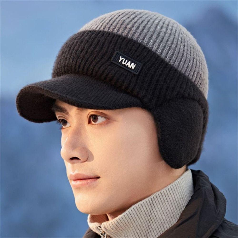Dual Tone Dad Hat Keep Warm Couples Hats Stylish Baseball Cap  Outdoor Activities