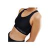 Under Armour Mid Crossback Sports Bra With Padding Women Underwear Black 1307200-001