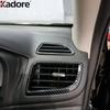 For Mitsubishi Pajero/Montero/Shogun Sport -2024 2025 Carbon Car Front Side Air Condition Vent Outlet Cover Trim Accessories