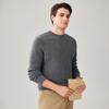 Zhaojun Men's 100% Cashmere Round Neck Sweater