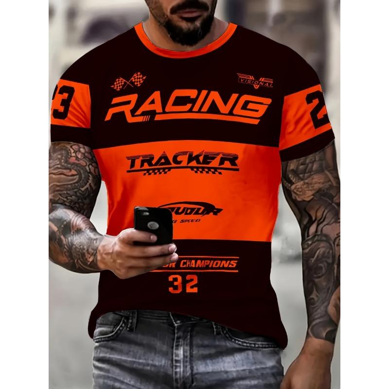 Summer 3D Printed Large-sized Men's T-shirt - Quick-drying Breathable Loose-fitting and Comfortable Suitable for Daily Wear