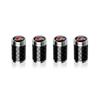 4Pcs Car Styling Wheel Tyre Valve Caps Carbon Fiber Air Stem Cover For 7ysvc SLINE RS TT Quattro A7 A8 Q3 A5 A6 B5 B6 B7 C5 C6 C7 ysvc7