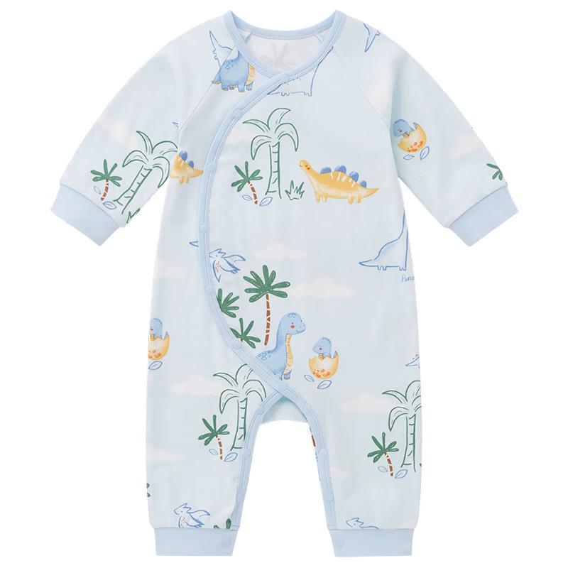 PurCotton Newborn & Baby Antibacterial Cotton Romper Bodysuit 80