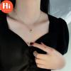 Hi Stainless Steel Gold Color Love Heart Necklaces For Women Chokers Trend Fashion Festival Party Gift Jewelry