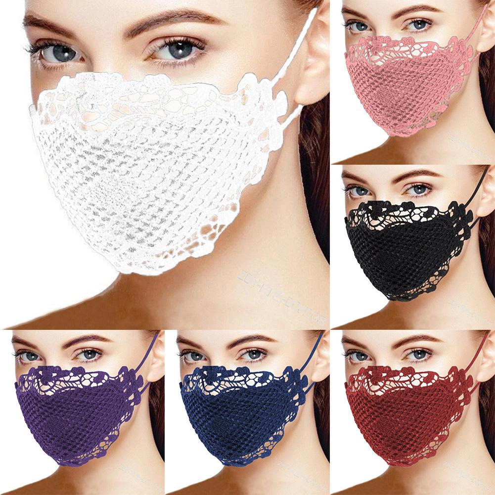 Lightweight Reusable Lace Mask for Women Stylish Protection for Cosplay