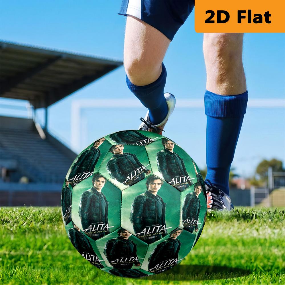 Alita: Battle Angel - Futuristic Warrior Soccer Ball Suitable for Both Training and Competition No. 5 Football Very Elastic