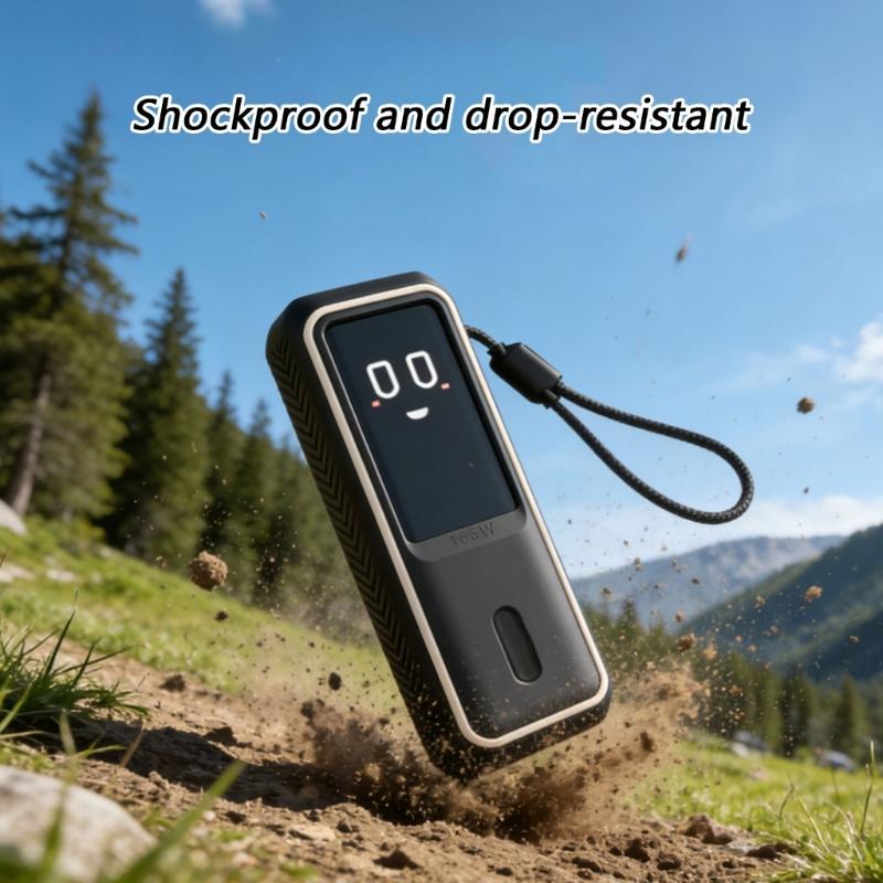 Silicone Protective Cover for 25000mAh 165W Power Banks Drop and Scratch Resistance for Daily Commuting and Travel Use
