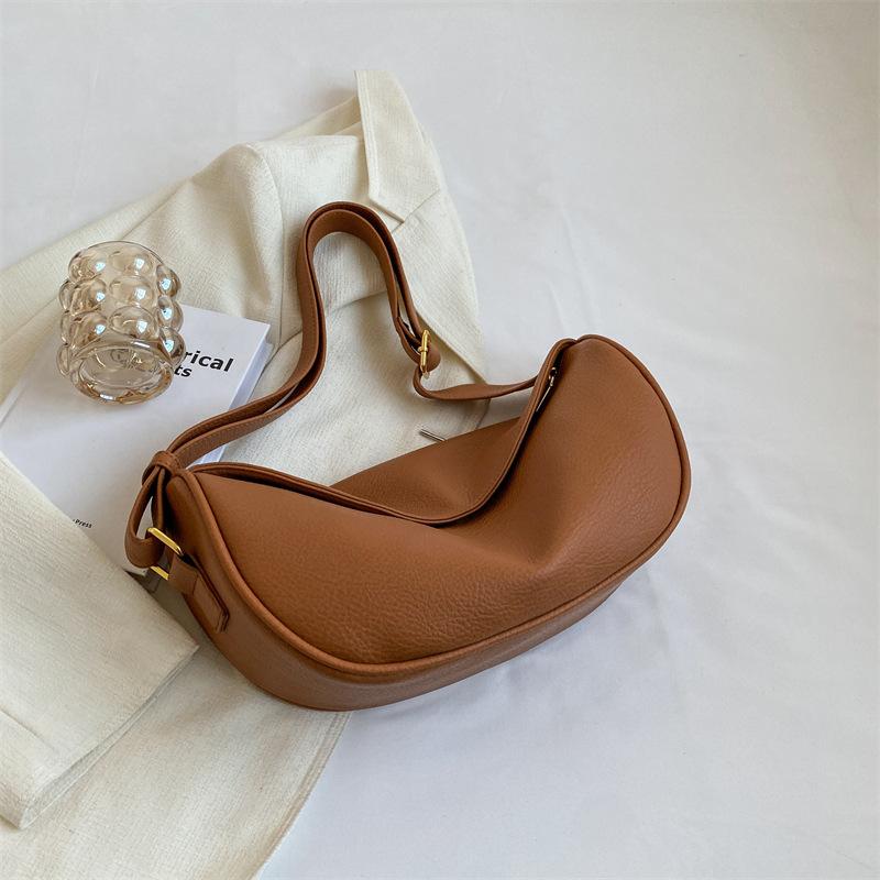 

FLYING STARS Brand Women s Shoulder Bag PU Leather Fashion Designer Women s Dumpling Crossbody Bag Large Capacity Women Bag 35cmX17cmX13cm