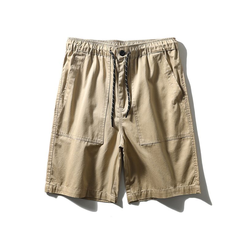 Pure Cotton Workwear Shorts Men's Summer New Arrival American Retro Loose Fifth Pants Export Men's Pants Full Cotton Casual Pants