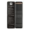STAEDTLER Mars Lumograph Black Pencils, 8B, 7B, 6B, 4B, 2B, HB, and 100B G6 Carbon Leads, 6 Hardness Set for Drawing and Sketching