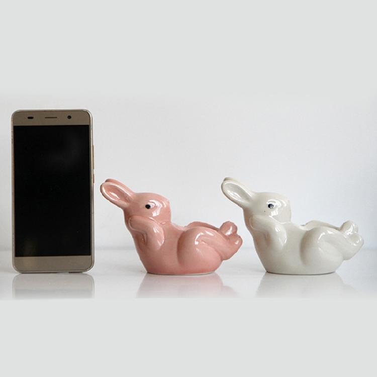 Cute Rabbit Shaped Eggs Cup Holder Display Stand Hard Boiled Eggs Holder Tray