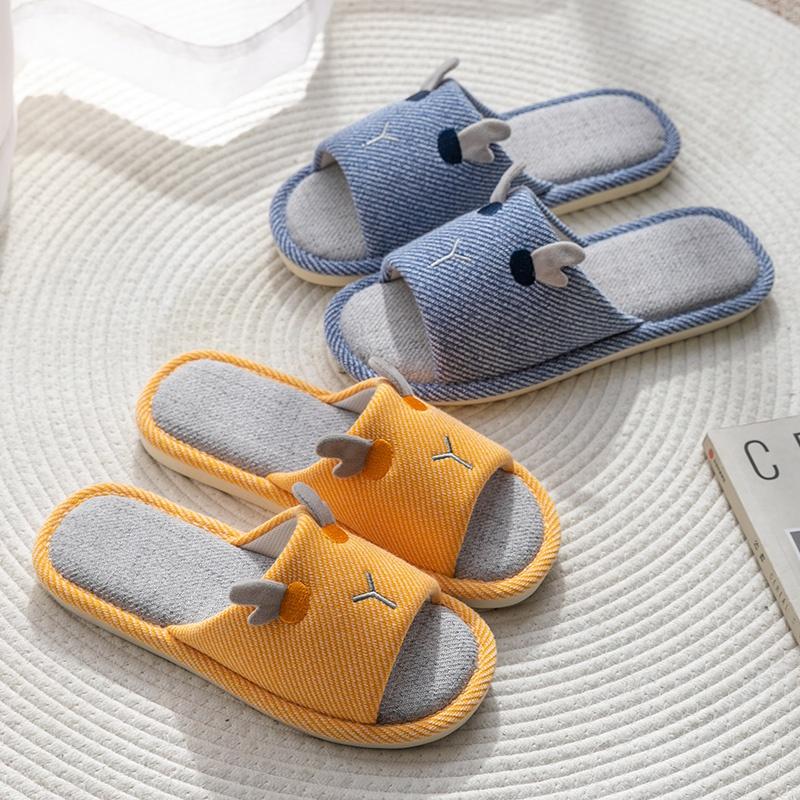 Home Open-Toe Slippers Cute Rabbit Animal Couple Indoor Shoes Non-Slip Sandals Sole for Men and Women Home Open-Toe Slippers Cute Rabbit Animal Couple Indoor Shoes Non-Slip Sandals Sole for Men and Women